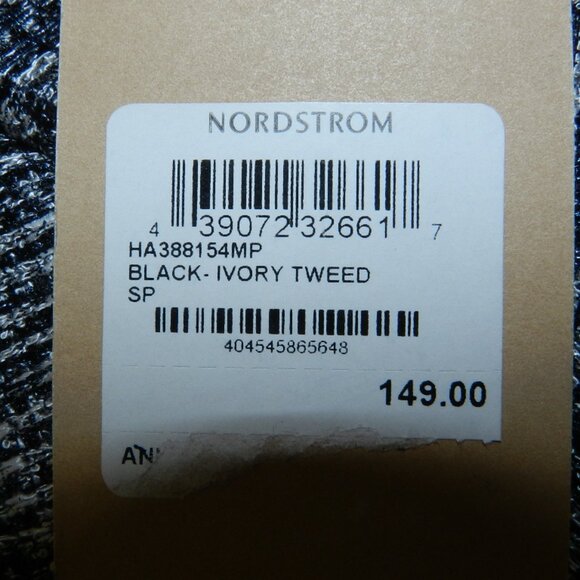 NWT HALOGEN Women's Black & White Tweed Peplum Jacket Size Small Petite - Picture 16 of 16